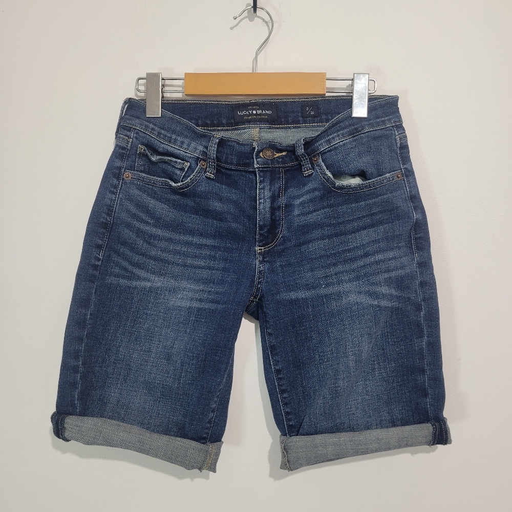 LUCKY BRAND WOMEN'S THE BERMUDA JEAN SHORTS SIZE 26